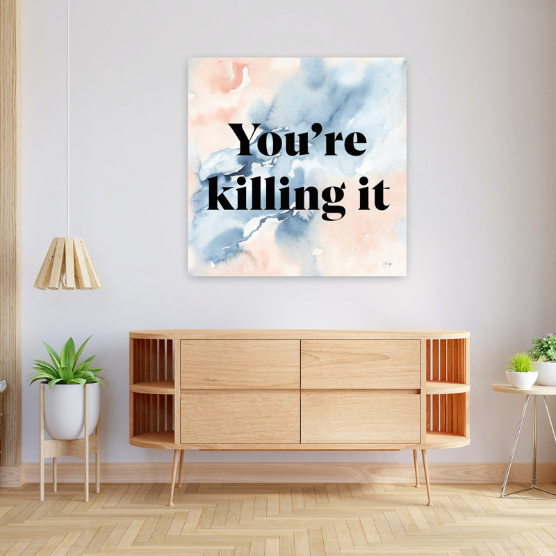 «It's Killing It», art contemporain abstrait, H 36 po x l 36 po