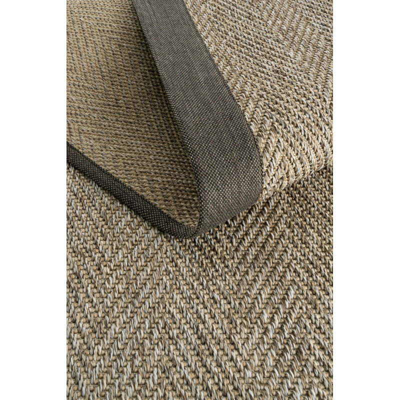 Tapis en sisal Leona Linen Monterey, Rectangle 2 pi 8 po x 5 pi