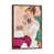 Classic Brown Wood Floater Framed