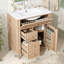 Meuble-lavabo de salle de bain avec lavabo-494683387