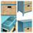 Flavius Teal Finish Console Cabinet - A Timeless Storage Solution-410473468