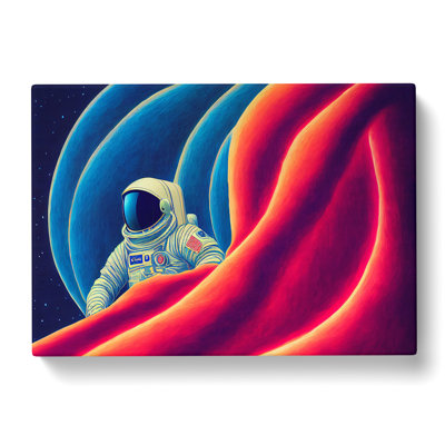 Surreal Astronaut - Wrapped Canvas Print
