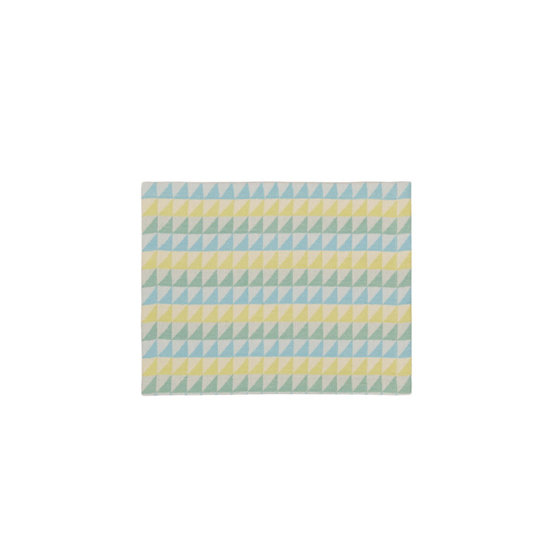 Handloom Jacquard Collection Table Placemat 14x18 Inch, Purple;Blue;Yellow