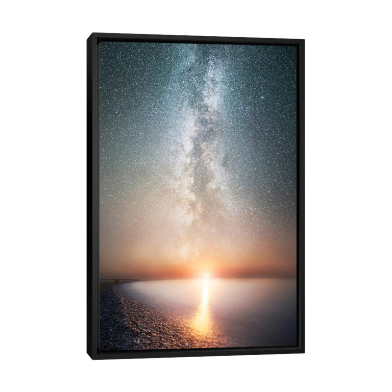 « réfléchissant infinity », impression sur toile, H 26 po x l 18 po x P 1,5 po, Toile avec cadre noir