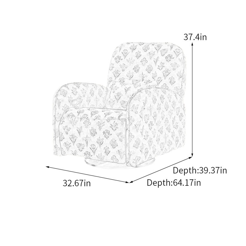 Fauteuil inclinable ergonomique, confortable et durable, Mélange de lin kaki