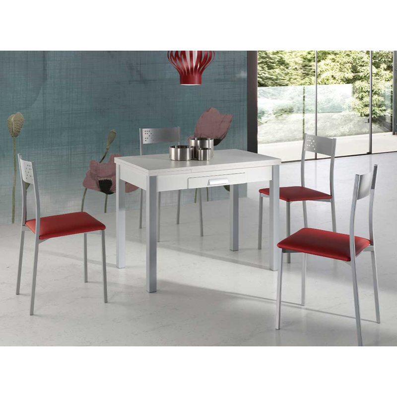 Gressett 100 Cm Dining Table, White