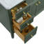 Meuble-lavabo autoportant de 48 po entièrement assemblé avec structure en bois massif et plateau en marbre d'ingénierie-163660231