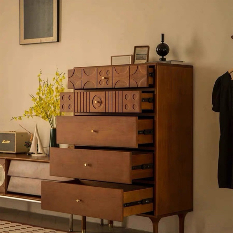 Nordic Retro Relief Accent Chest