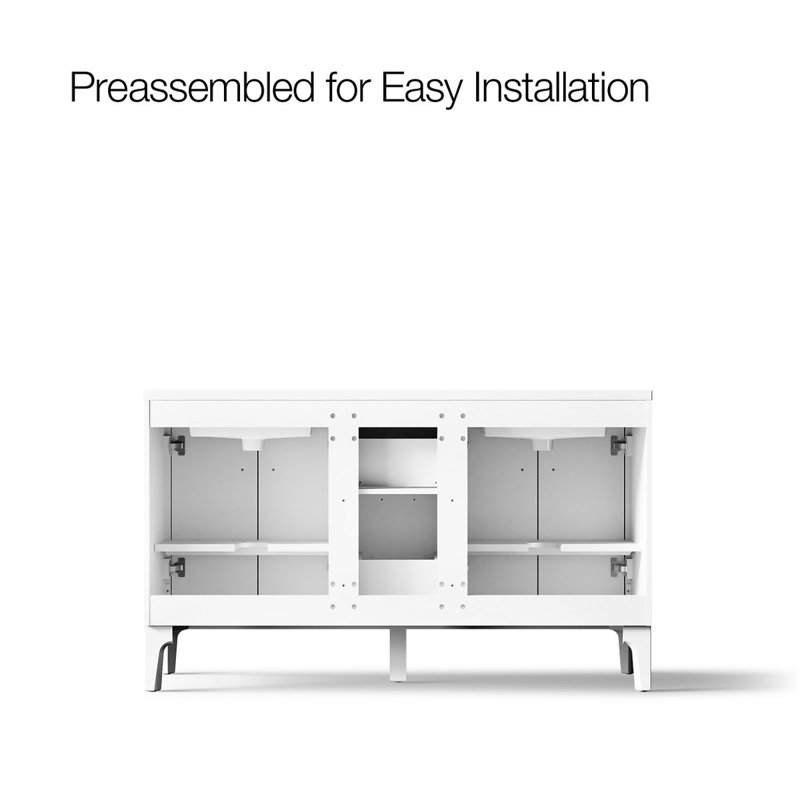 Seer 60-In Bathroom Vanity Set, White