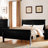 Amadis Wooden Sleigh Bed-221437840-221437843