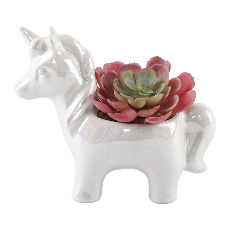 Plante grasse artificielle en pot 2 po, Perle
