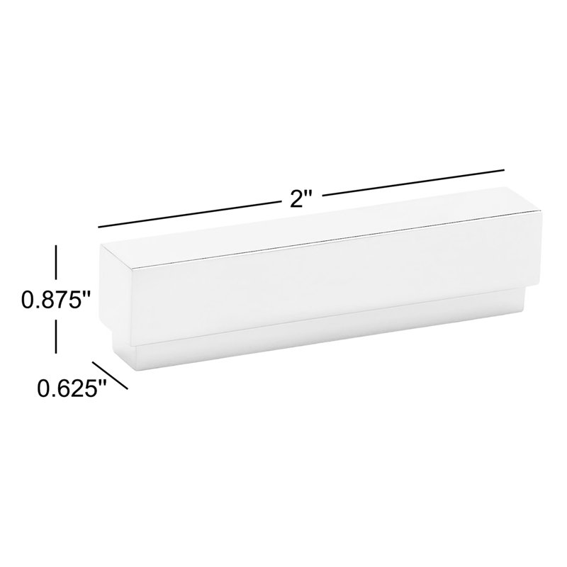 Passe-main Simplicity, Laiton poli, 1.5"