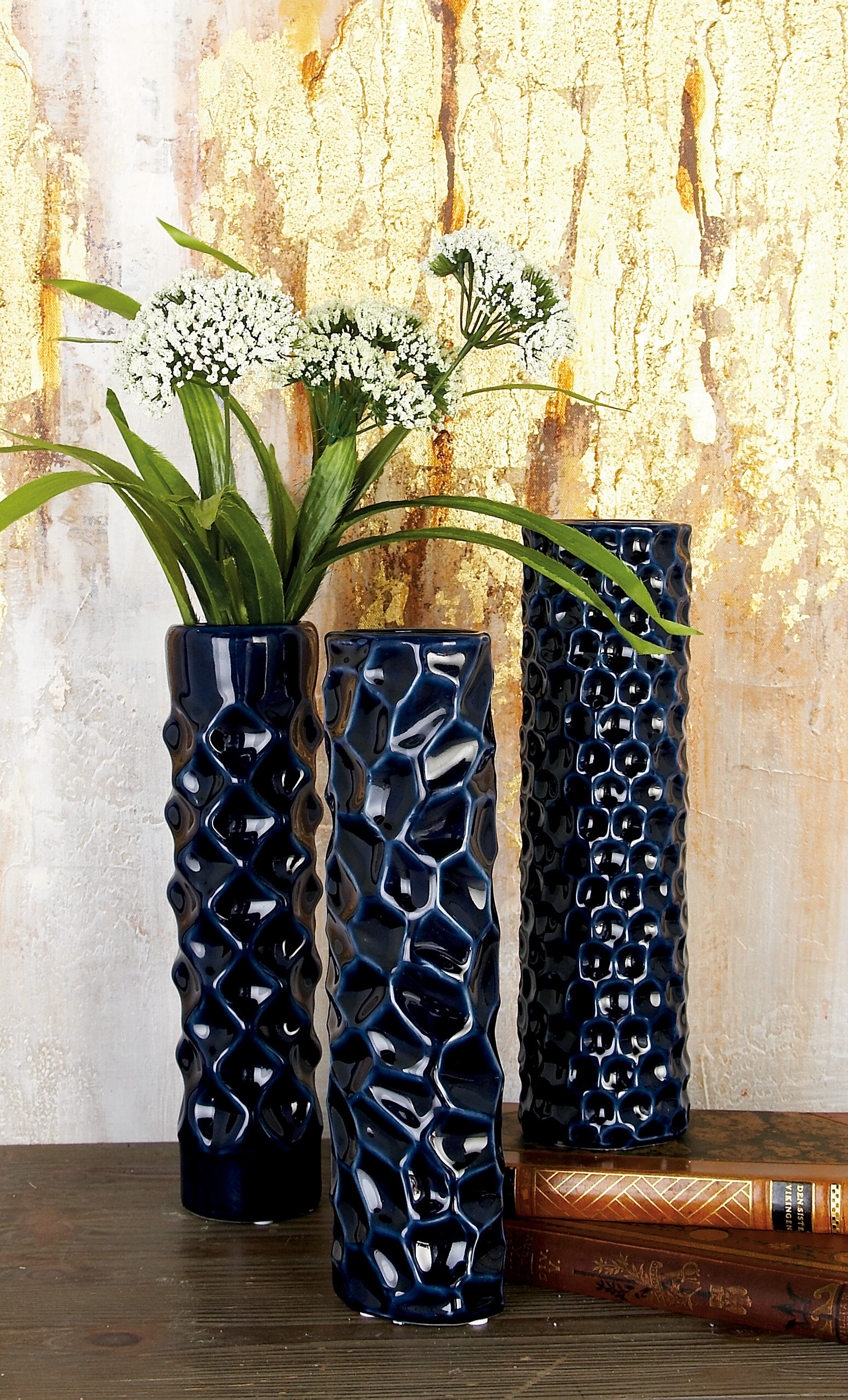 plukke Kollega grad Wrought Studio Vogelsang Stoneware Table Vase & Reviews | Wayfair