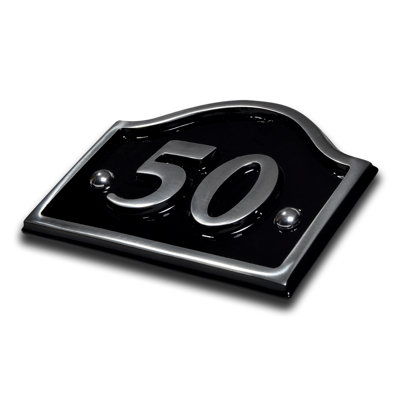 Jaclynn 11.5cm H Reflective Metal House Number