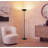 SkyLite 65 in. Industrial LED Floor Lamp with Dimmer