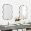 Antique Gold Wall Mirror for Living Room Decor 60 x 90cm-1601210260