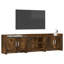 Unfinished TV Stand for TVs up to 75" with Fireplace Included-1230582374