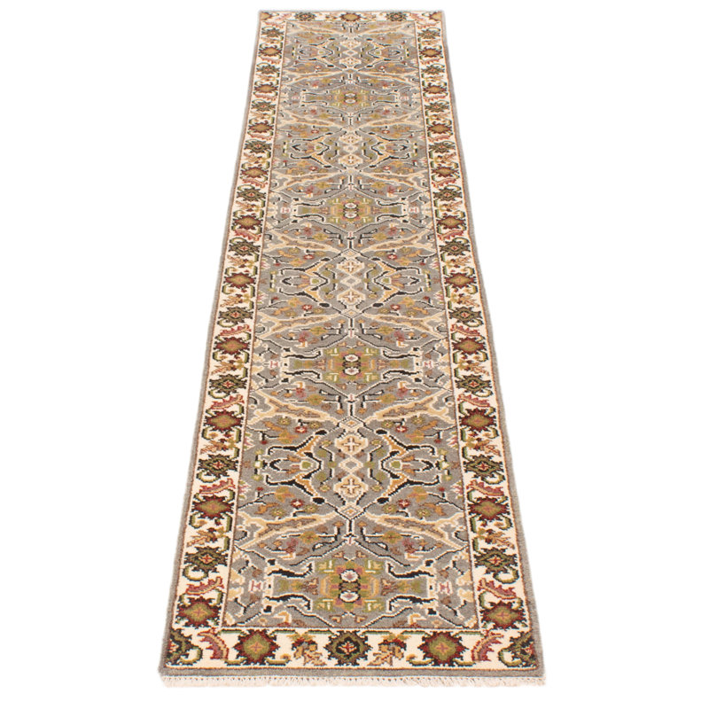 Tapis gris unique 2 pi 7 po x 11 pi 9 po Keokuk