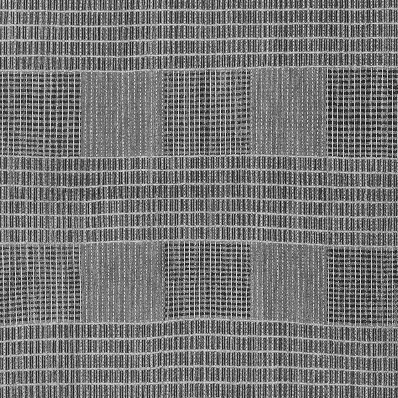 Tapis gris abstraits 1451, Carré 4 pi