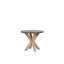 Cumberland 4 - Person Acacia Patio Dining Set with Round Table , Cushions Included