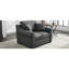 Fauteuil en chenille de luxe, surdimensionné de 44,5 po, gris, avec une conception ergonomique et des housses lavables pour le salon de la chambre à coucher Fauteuil surdimensionné à assise large et stable-1212891802