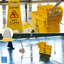 Kentucky Floor Mop and Bucket Set on Wheels Large Capacity Industrial Floor Mop Bucket With Wringer-133424418