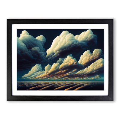Moody Clouds - Framed Print