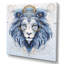 Signe du zodiaque Lion sur toile-1967769497-2016335134