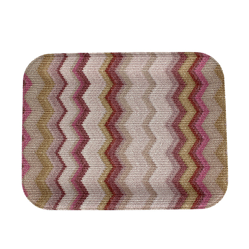 Alajhia Polyester Tray, 3cm H x 44 cm W x 33cm D, Pink