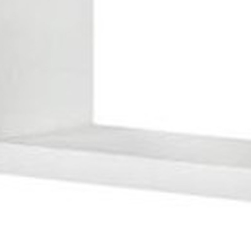 24" Two Shelves Solid Wood Wall Mounted Shelving Unit, White