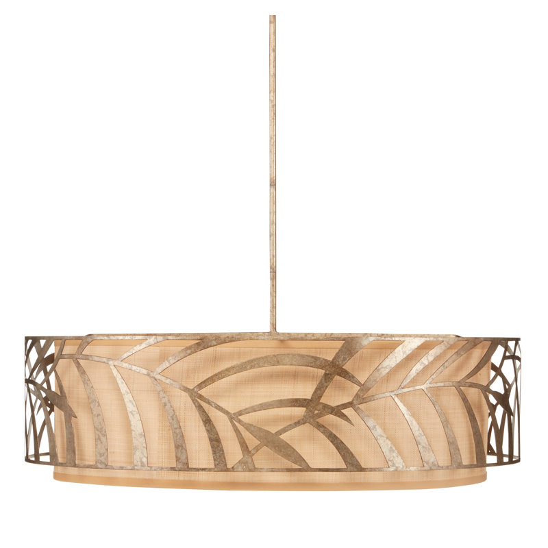 Idris 6 - Light Dimmable Drum Chandelier