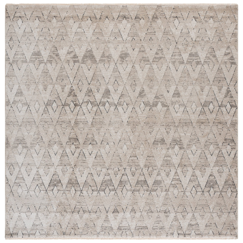 Grove 682 Performance Geometric Shapes Rug, Square 6'7"