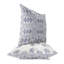 Housse de coussin décoratif carré en polyester Elegant Twirls Fennique-86652989-86652987