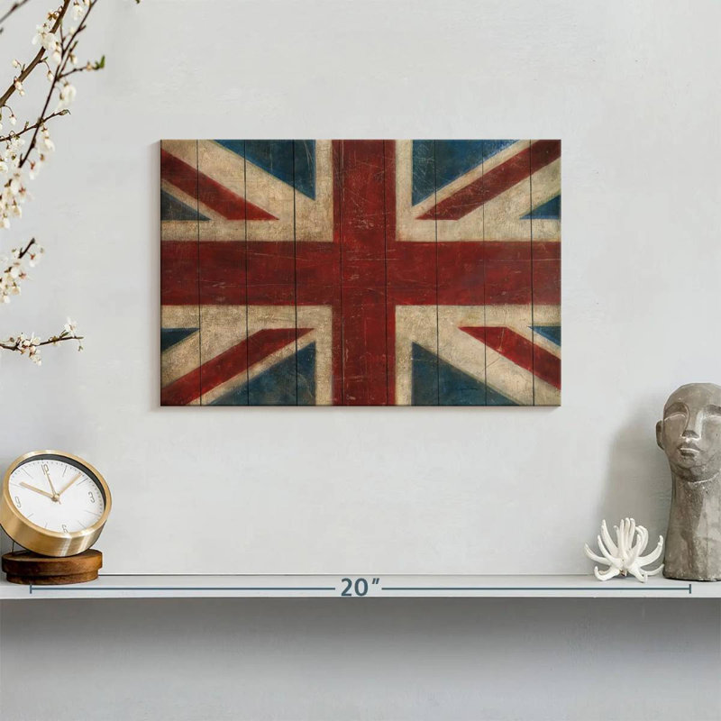 Borges Union Jack, H 8 po x l 12 po