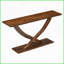 Table basse rustique moderne de 57 po Mirod - Design à pieds croisés, surface spacieuse Base stable pour le salon-1327468533