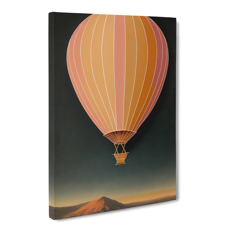 Damiani Hot Air Balloon Traditonal Vol.1 - Wrapped Canvas Print, 60cm H x 40cm W x 3cm D