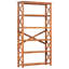 Tunnel 180 cm H x 100 cm W Solid Wood Etagere Bookcase