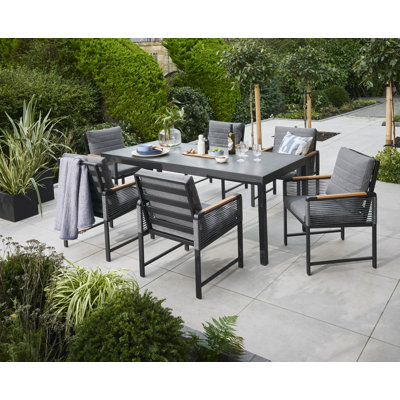 Dequanta - Bellmount Six Seat Rectangular Dining Set