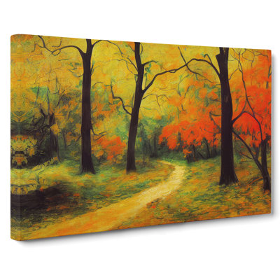 Epic Autumn Forest - Wrapped Canvas