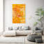 Orange Dragonfly Painting Canvas