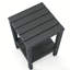 Table de bout extérieure 23,5 po HDPE 2 niveaux-2070954988