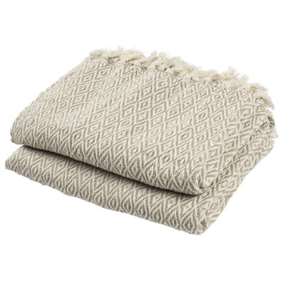 Shelby 100% Cotton Fringe Throw