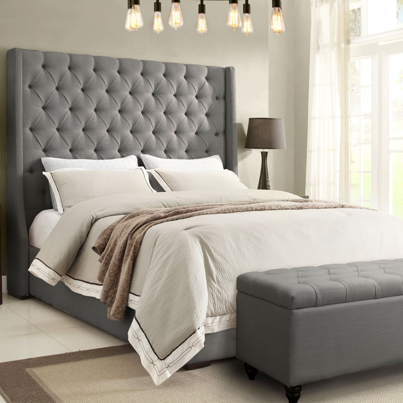 Park Avenue Upholstered Platform Bed, California King