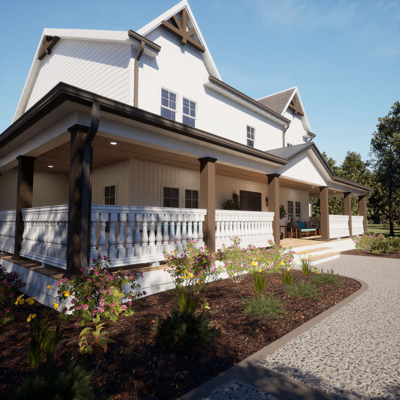 Balustre Fiberthane 700 Series Bradford, apprêté en usine, H 30 po x l 5 po x P 5 po