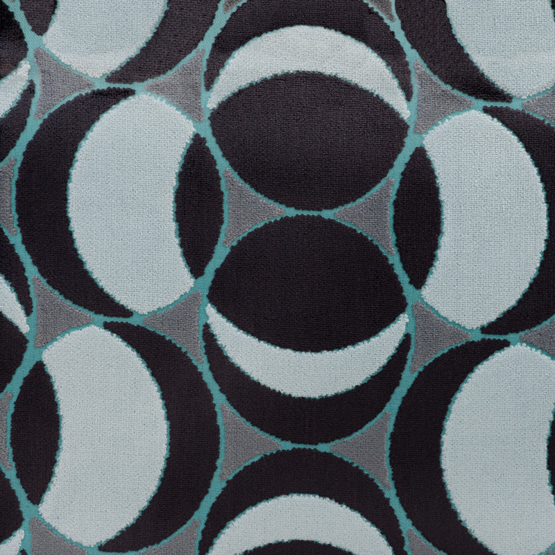 Inscription Highball Fabric, Modsquad Aqua