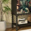 Armoire haute en bois massif clair