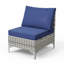 Ensemble 2 pièces de chaises de patio sans accoudoirs en osier de qualité supérieure-466381662-466381657