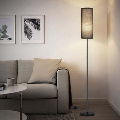 Lampe sur pied minimaliste pour le salon et la chambre à coucher, douille E26, conception peu encombrante