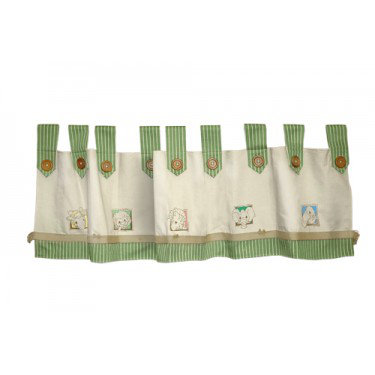 Zootles Cotton Tailored Window Valance
