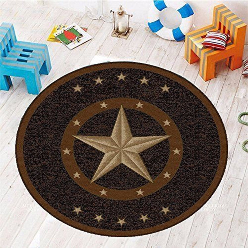 Multicolore rustique Furnish my Place Aireona 800 Starboy, pour enfants, Rond 6 pi 6 po